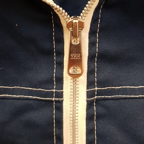 vintage cotton blend car coat 16 or L - Picture 6 of 7